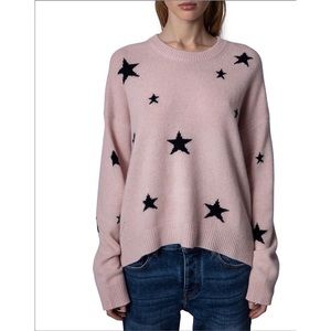 Zadig&Voltaire Markus Cashmere Stars Sweater NWT